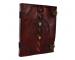 Extra Large 7 Chakra Stone Wicca Handmade Book Of Shadows Leather Journal